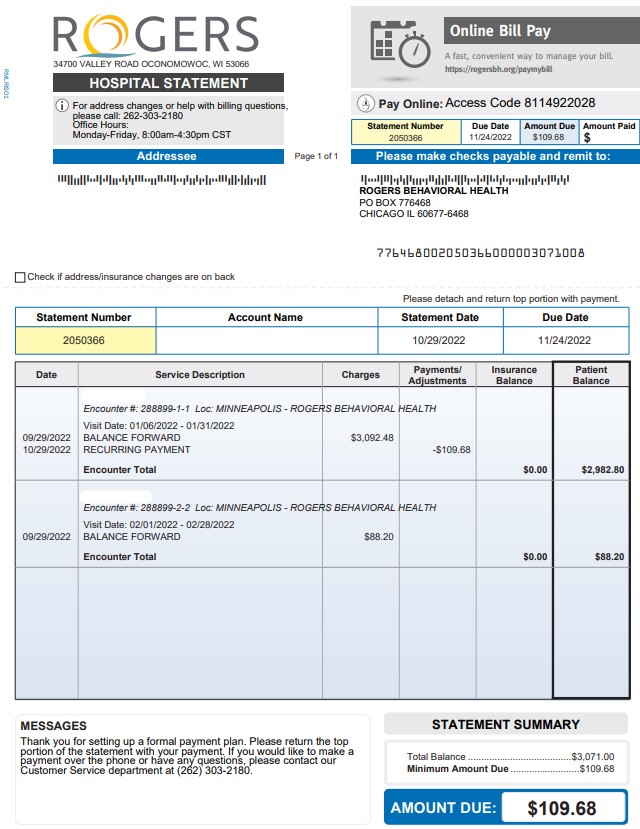 Financing Behavioral Health Treatment – Rogers Behavioral Health