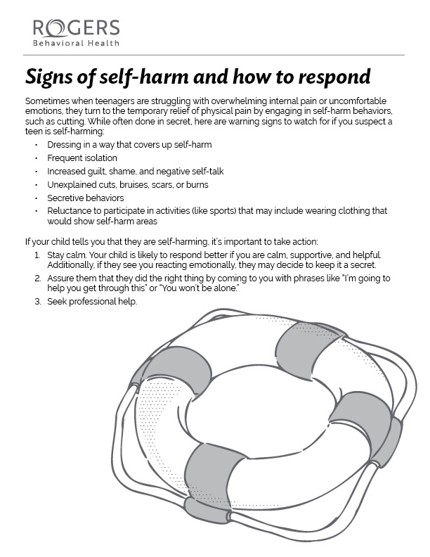 Signs of self-harm and how to respond 