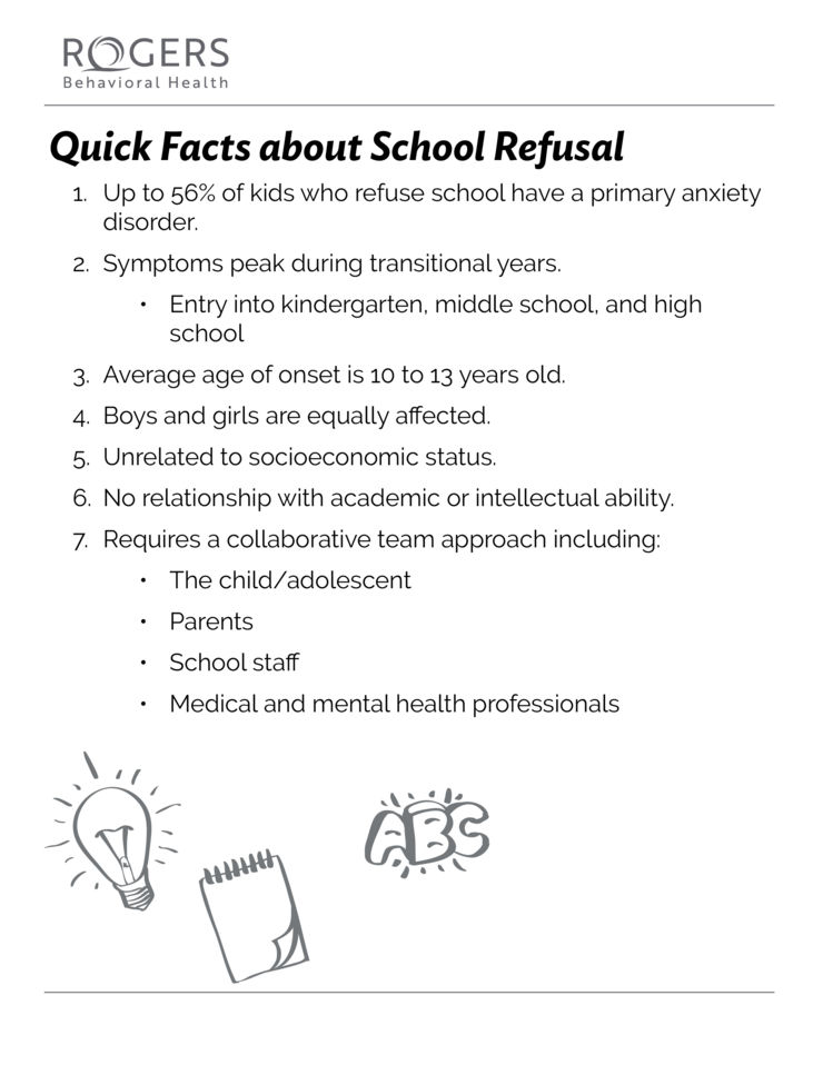 Quick Facts about School Refusal
