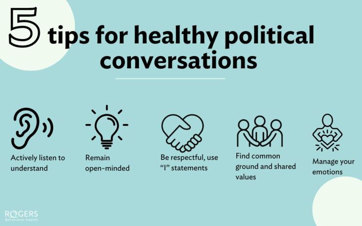 Five tips for healthy political conversations