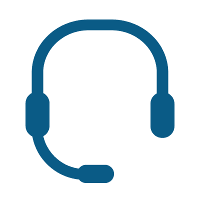 Icon of a customer service headset