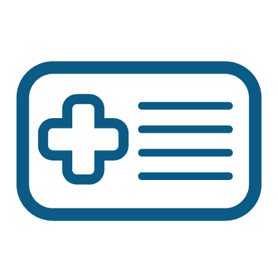 Icon of an insurance card