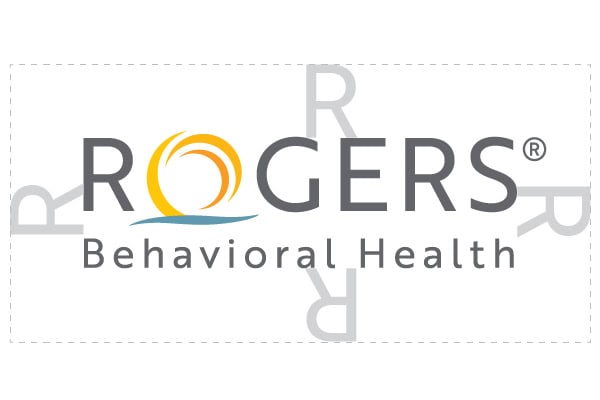 Rogers Behavioral Health logo with clear space