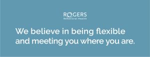 Text about partial hospitalization and intensive outpatient care says: We believe in being flexible and meeting you where you are.
